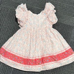 Floral Pink Kids Dress